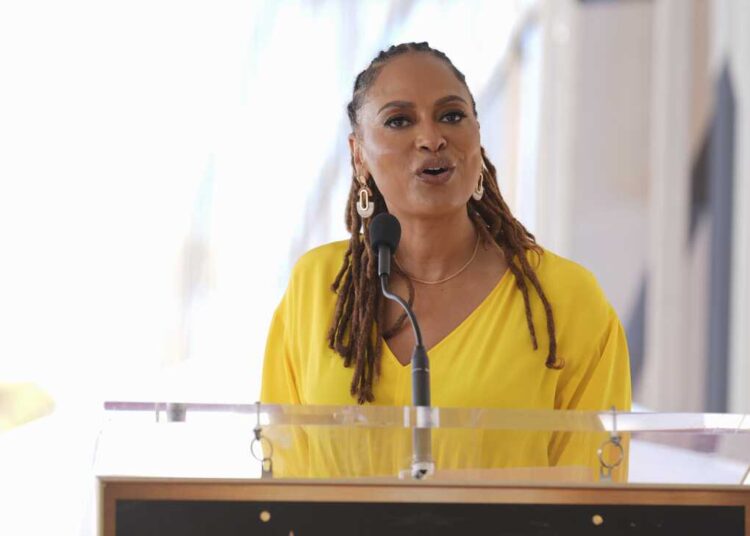Filmmaker Ava DuVernay, pictured here in Los Angeles in July 2025, is one among many Hollywood figures to pledge not to work with Israeli movie industry companies in response to the humanitarian crisis in Gaza.