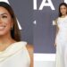 Eva Longoria in Victoria Beckham Dress for Netflix Doc Premiere