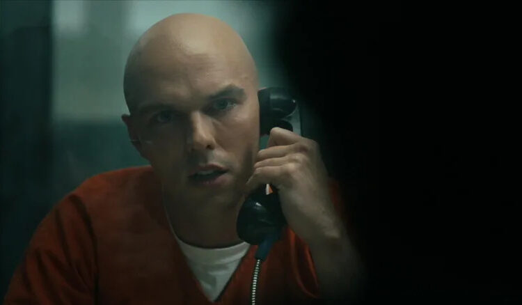 Lex Luthor talking through the phone on "Peacemaker" (2022-present)