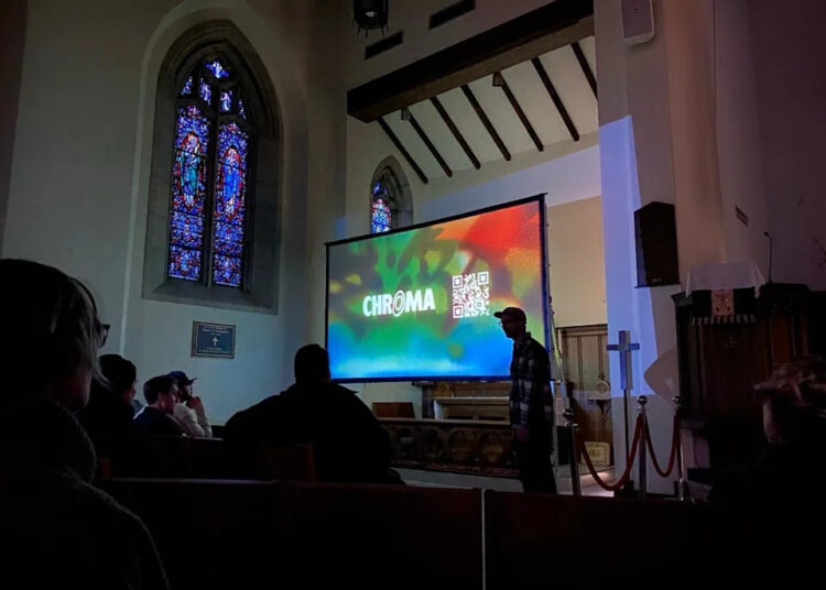 Chroma Knox held its first screening in March inside St. James Episcopal Church, showing Apichatpong Weerasethakul’s “Memoria,” along with his short film "Blue." Chroma Knox is a free screening series showing experimental and arthouse films.