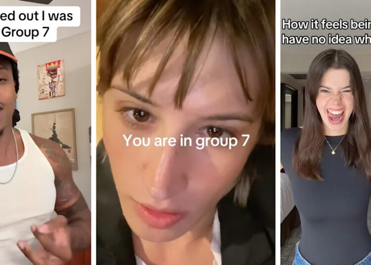 Explaining the massively viral “Group 7” phenomenon taking over TikTok