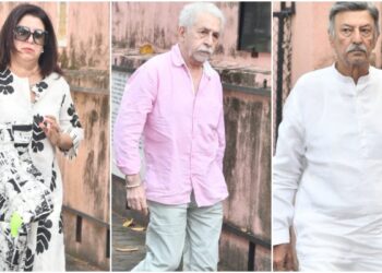 Farah Khan, Naseeruddin Shah, Suresh Oberoi: Celebs at Satish Shah funeral
