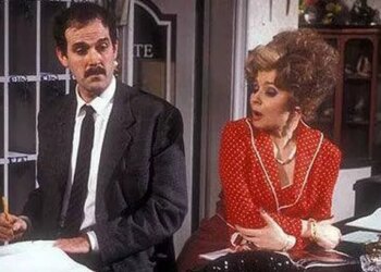John Cleese and Prunella Scales