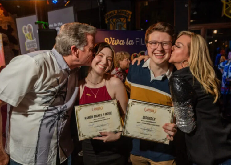 The Kirton Family following the announcement of the Louisiana Film Prize Top 20 films announcement.