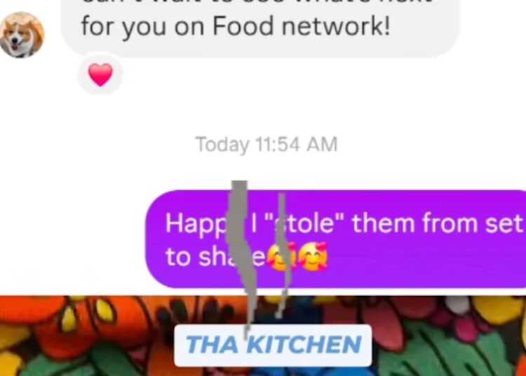 A screenshot of Sunny Anderson's Instagram Story on October 21, 2025.Sunny Aunderson/Instagram