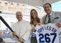 Former Royals Star Mike Sweeney Presents Special Jersey to Pope Leo XIV