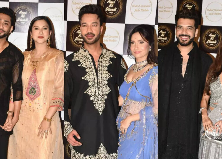 From Gauahar Khan-Zaid Darbar to Tejasswi Prakash-Karan Kundrra; TV celebs dazzle in their festive best