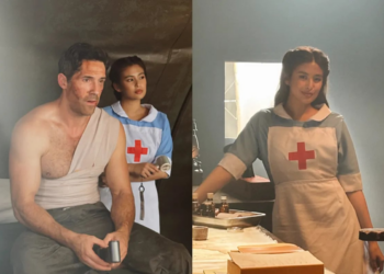 Gabbi Garcia shares behind-the-scenes peek at film with British action star Scott Adkins