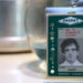Ethan Slater's Thomas Godolkin on a Vought identity card on Gen V