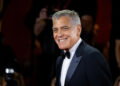 George Clooney attends the 82nd Venice Film Festival on Aug. 28, 2025.