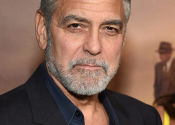 George Clooney at The Boys in the Boat Los Angeles Premiere