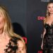 Georgina Chapman Embraces Dark Glamour in Sheer Dress at DKMS Gala