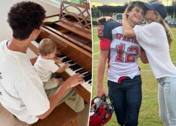 Gisele Bündchen shares rare photo of son Benjamin, 15, and 8-month-old baby