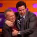 Graham Norton struggled his way through a Mark Wahlberg interview in 2013 (BBC)