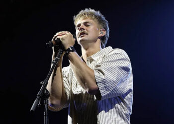 Forrest Frank performing at a 2025 concert in Toronto
