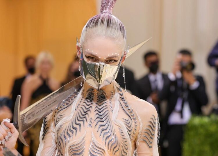 Grimes Reveals 'Innovative' Large Face Tattoo
