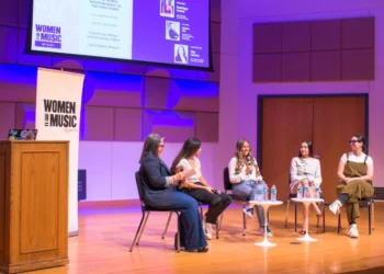 The Women in Music panel, presented by the Frost School's Music Industry program. Photo by Izzi Guzman/Frost School of Music.