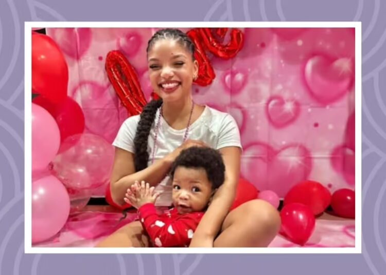 halle bailey and son