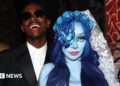 Damson Idris and La La Anthony attends 2025 Costume Couture Halloween Party on October 30, 2025 in New York City.