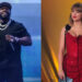 (L-R) 50 Cent and Taylor Swift.