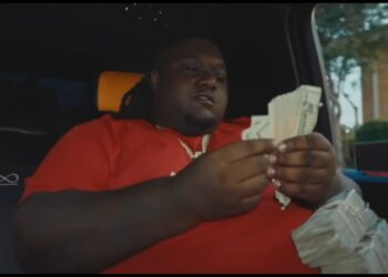 Man counting money