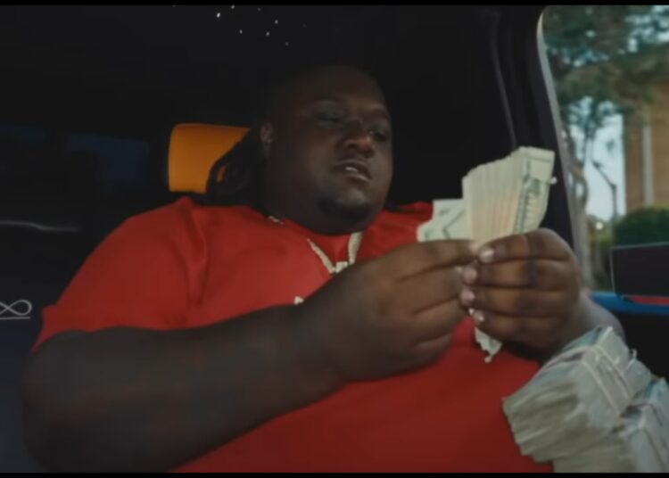 Man counting money