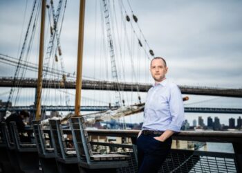 Matthew Partridge, CEO of Seaport Entertainment Group, photographed at the South Street Seaport.