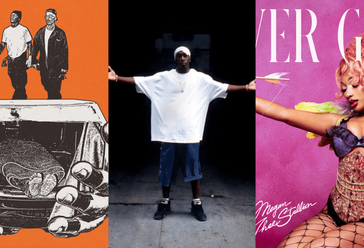 Split Images Of Cover Art By Hit-Boy, Big L, Megan Thee Stallion