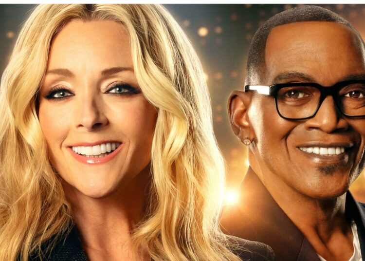 Jane Krakowski and Randy Jackson