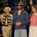 Doja Cat, Bad Bunny, and Chloe Fineman during promos for "Saturday Night Live."