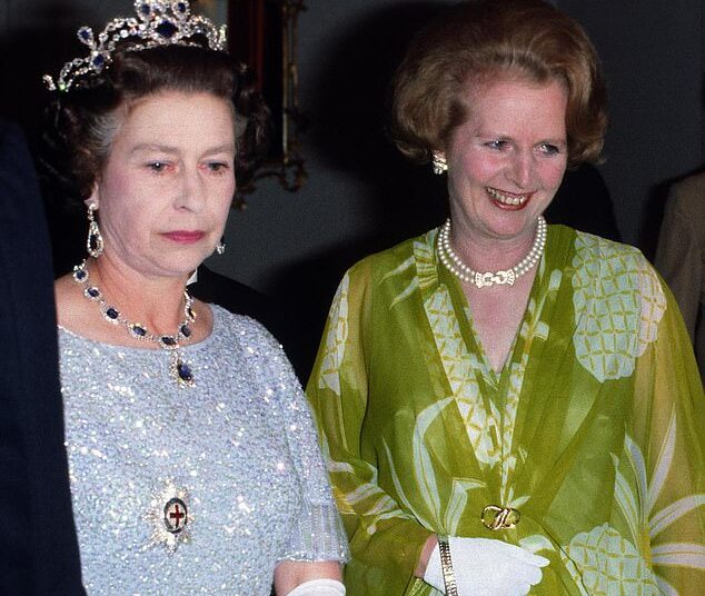 Queen Elizabeth II and Margaret Thatcher in 1979