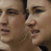Peter and Tris looking out over Chicago in "Divergent" (2014)