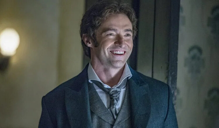 P.T. Barnum smiling in The Greatest Showman