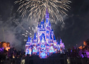 Happily Ever After fireworks at Magic Kingdom.