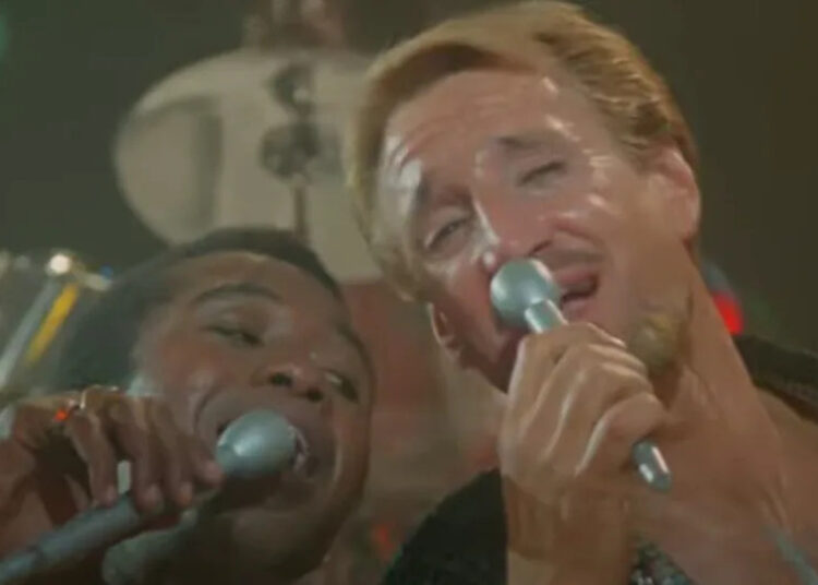 Ben Vereen and Roy Sheider singing the closing number in All That Jazz.