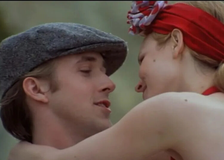 Ryan Gosling and Amy Adams in The Notebook.
