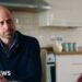 Prince William chatting with Rhian Mannings at her Cardiff home