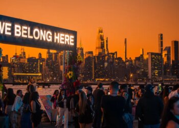 Sunset at We Belong Here festival