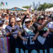 Fans cheer for INOHA Saturdya afternoon at Zilker Park. (Sara Diggins/Austin American-Statesman)