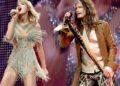 Aerosmith's Steven Tyler joined Taylor Swift on stage during a performance on her 1989 World Tour in September 2015.