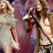 Aerosmith's Steven Tyler joined Taylor Swift on stage during a performance on her 1989 World Tour in September 2015.