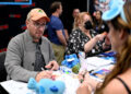 Steve Burns speaks with fans during New York Comic Con 2022 on October 8, 2022 in New York City.