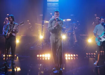 Imagine Dragons on 'Jimmy Kimmel Live!' (ABC/Randy Holmes)