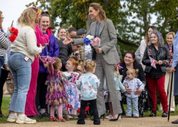 Catherine, the Princess of Wales, Royal Honorary Air Commodore, visits RAF Coningsby for her first official engagement at the station, in Lincolnshire, Britain, October 2, 2025. — Reuters pic