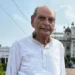 Aman/BBC Faiyaz Ali Khan stands in front of the Bara Imambara in Lucknow