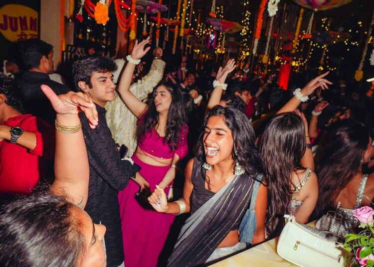 Jummaa Ki Raat co-founder Sahib Gujral says the idea began almost as a joke when they experimented with floral décor that resembled a wedding mandap (Jummaa Ki Raat)