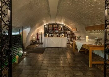 Wine cellar at Stafford London Hotel at St James'