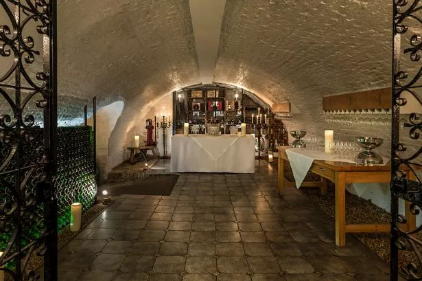 Wine cellar at Stafford London Hotel at St James'