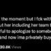 Tweet by Cardi B apologizing to Latto, expressing respect and admiration, and mentioning a gift.