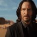 Keanu Reeves as John Wick in the desert in Chapter 4.